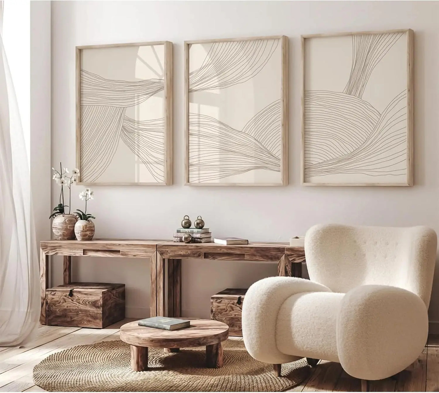 3 Pcs Abstracto