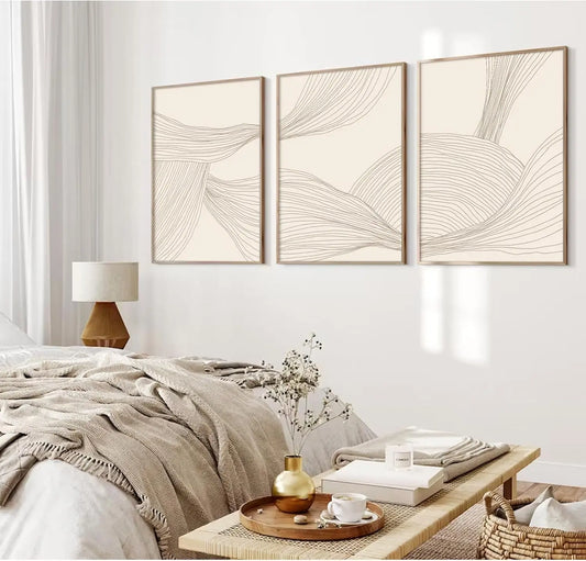 3 Pcs Abstracto